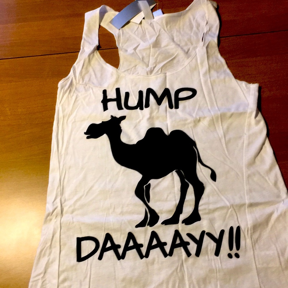 NWT Romantic Rebel Women’s White tank See through